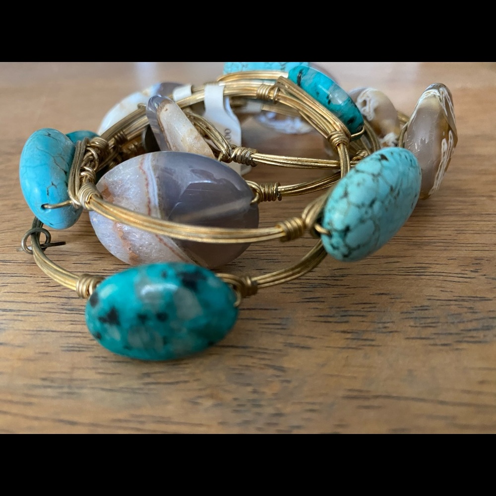 BB Bangle turquoise stacking bracelet